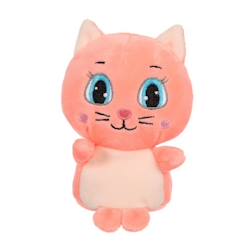 Jouet-Premier âge-Peluches-Gipsy Toys - Chat Mia - Collectimals  - 10 cm - Corail