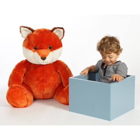 Peluche Renard GIPSY TOYS - 80 cm - Orange ORANGE 3 - vertbaudet enfant 