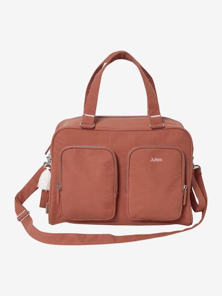 Sac à langer multipoches en gaze de coton Family Terracota 3 - vertbaudet enfant 