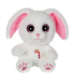 Jouet-Premier âge-Peluches-Peluche Lapin Blanc Rose - GIPSY TOYS - Sweet Candy Pets - 25 cm - Douce et Adorable