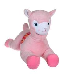 -Gipsy Toys  - Lamadoo allongé rose - 80 cm