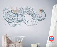 Linge de maison et décoration-Décoration-Papier peint, sticker-Dragon chinois