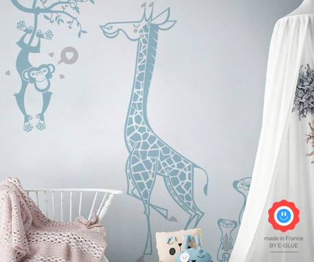 Girafes & Suricates BLEU 1 - vertbaudet enfant 