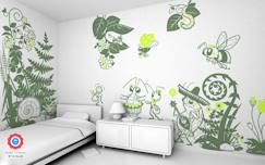 Linge de maison et décoration-Décoration-Papier peint, sticker-Kit Microcosmos