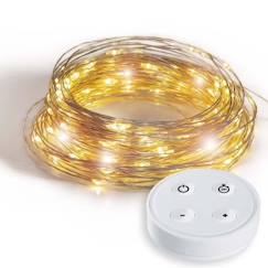 Guirlande lumineuse Mini LED Télécommandée Filament cuivre Silver Air Control  - vertbaudet enfant