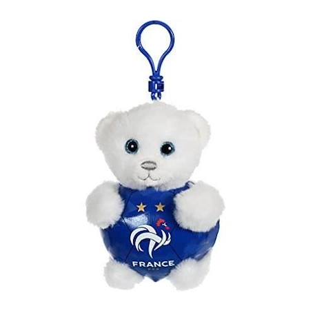 Porte-clés ours FFF - GIPSY TOYS - 13 cm - Bleu BLEU 1 - vertbaudet enfant 