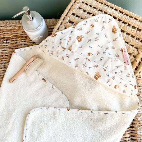 Cape de bain écureuil Noisette BEIGE 3 - vertbaudet enfant 