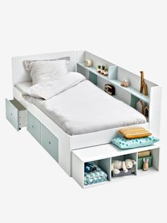 Chambre et rangement-Lit plateforme enfant avec rangements BASEO