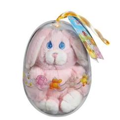 Jouet-Gipsy Toys - Oeuf P'tit Poulailler - Lapin Rose - 12 cm