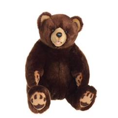 Peluche Ours Grizzly Assis Brun - GIPSY TOYS - 42 cm - Age minimum: 10 mois - Dimensions: 330x280x430 cm  - vertbaudet enfant