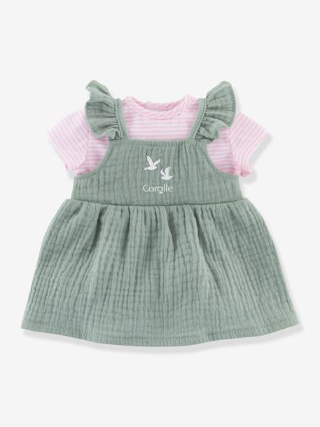 Robe à volants et t-shirt Bords de Loire vert d'eau 2 - vertbaudet enfant 