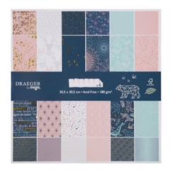 -Set De Papiers Imprimés Constellations X6 - Draeger Paris