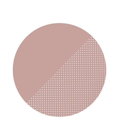 Tapis anti-tâches pour chaise haute | Spotted - Rose ROSE 2 - vertbaudet enfant 