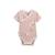 Lot de 2 bodies bébé manches courtes ouverture croisée Petit Safari ROSE 2 - vertbaudet enfant 