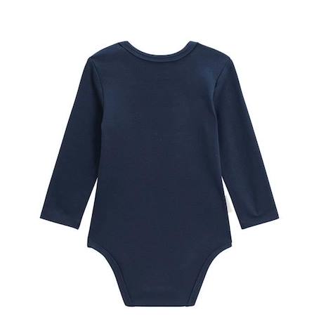 Lot de 2 bodies bébé manches longues Misscerise BLEU 3 - vertbaudet enfant 