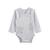 Lot de 2 bodies bébé manches longues ouverture croisée Frimousse BLANC 2 - vertbaudet enfant 