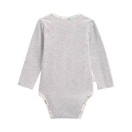 Lot de 2 bodies bébé manches longues Yakutat GRIS 3 - vertbaudet enfant 