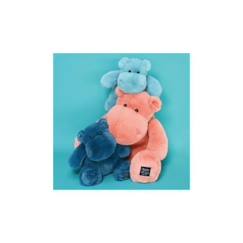 Jouet-Premier âge-Peluches-Peluche - HISTOIRE D'OURS - Hippo 25 cm - Rose, bleu et bleu foncé - Mixte - Naissance