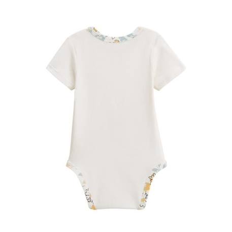 Lot de 2 bodies bébé manches courtes Capucine BLANC 3 - vertbaudet enfant 