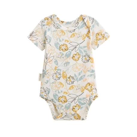 Lot de 2 bodies bébé manches courtes Capucine BLANC 4 - vertbaudet enfant 