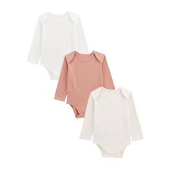 -Lot de 3 bodies bébé manches longues