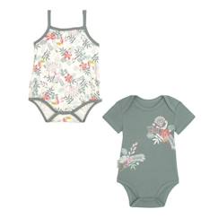 Bébé-Body-Lot de 2 bodies bébé manches courtes Pretty Jungle