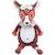 Peluche 43 cm melimelos la biche les deglingos MARRON 1 - vertbaudet enfant 