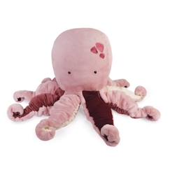 Jouet-Peluche Pieuvre rose XXL - Histoire d'Ours - Jouet Enfant - Taille XXL - Rose