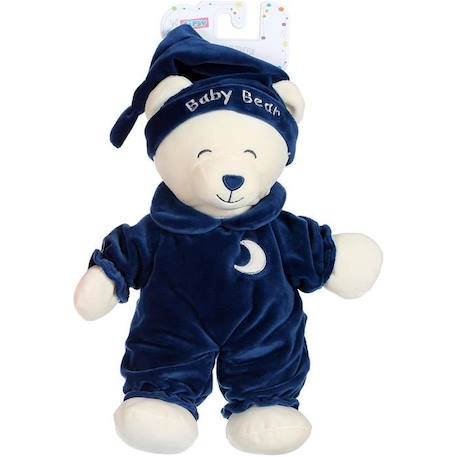 Gipsy Toys - Ours Baby bear douceur bleu marine - 24 cm BLEU 1 - vertbaudet enfant 