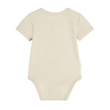 Lot de 2 bodies bébé manches courtes Zagora BEIGE 3 - vertbaudet enfant 