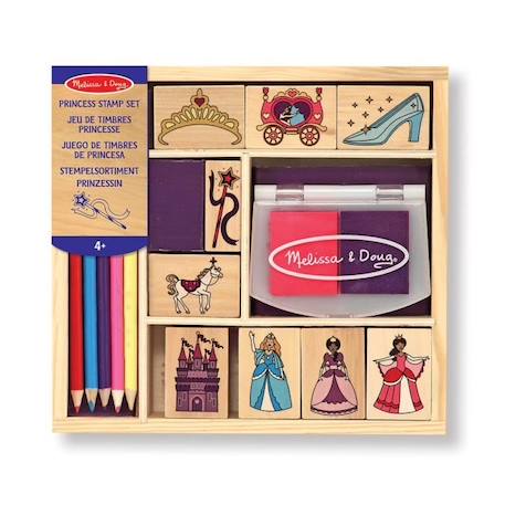 MELISSA & DOUG Jeu De Timbres Princesse MULTICOLORE 3 - vertbaudet enfant 