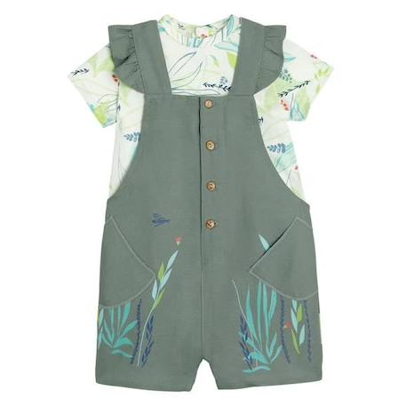 Ensemble salopette bébé et t-shirt Flow  - vertbaudet enfant