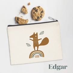 -Pochette zippé Edgar le renard