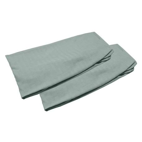 Drap-housse en coton  70x140 VERT 1 - vertbaudet enfant 