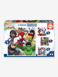 Jouet-Jeux éducatifs-Puzzles Progressifs Spidey & His Amazing Friends - EDUCA