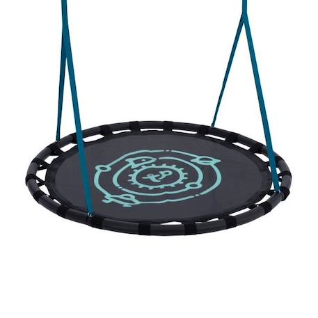 Balancoire Nid Tp Toys D120 H. 190-250 Cm NOIR 1 - vertbaudet enfant 