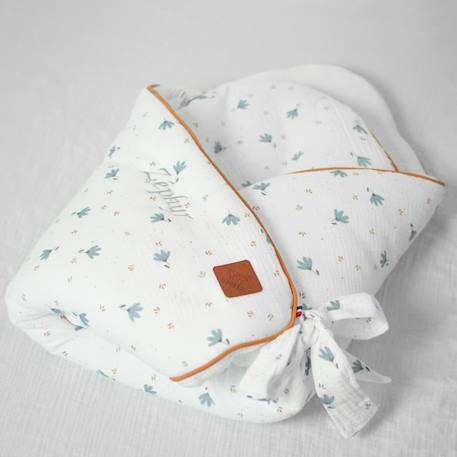 Gigoteuse d'emmaillotage en gaze de coton Bleuet - SEVIRA KIDS - Naissance - Multicolore - Mixte BLEU 2 - vertbaudet enfant 