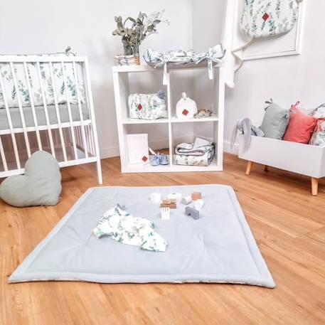 Bavoir bandana en coton Eucalyptus - SEVIRA KIDS - Blanc - Naissance - Absorption efficace BLANC 3 - vertbaudet enfant 