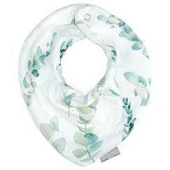 Puériculture-Bavoir bandana en coton Eucalyptus - SEVIRA KIDS - Blanc - Naissance - Absorption efficace