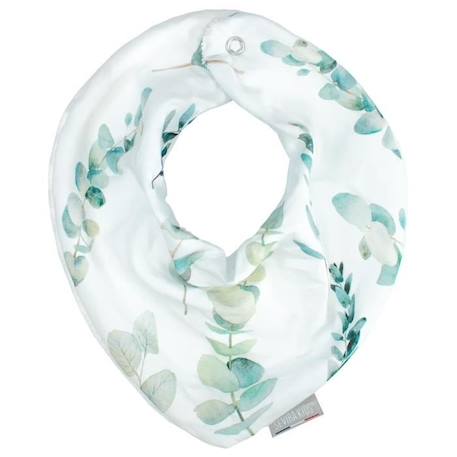 Bavoir bandana en coton Eucalyptus - SEVIRA KIDS - Blanc - Naissance - Absorption efficace BLANC 1 - vertbaudet enfant 