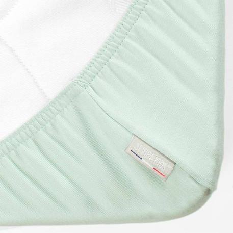 Drap housse en coton jersey, Uni VERT 3 - vertbaudet enfant 