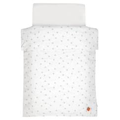 Linge de maison et décoration-Housse de couette en gaze de coton Bleuet - SEVIRA KIDS - Blanc - 80x120 cm