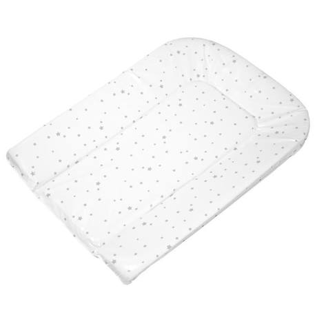 Matelas à langer - SEVIRA KIDS - Petites étoiles - Imperméable - Bords rehaussés - 71x48 cm BLANC 3 - vertbaudet enfant 