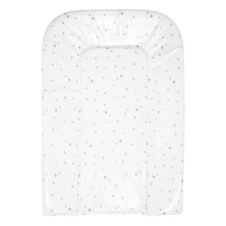 Matelas à langer - SEVIRA KIDS - Petites étoiles - Imperméable - Bords rehaussés - 71x48 cm BLANC 1 - vertbaudet enfant 