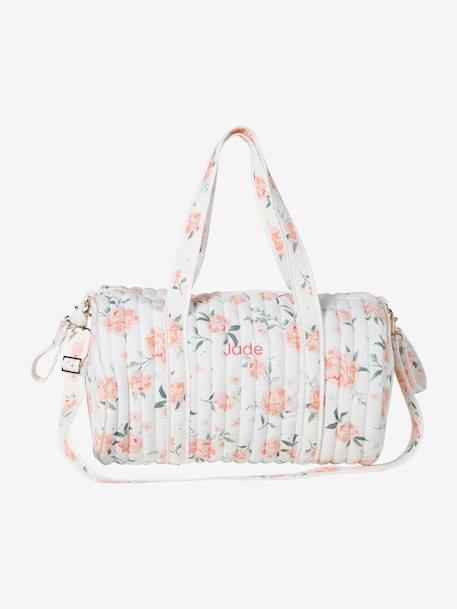 Sac à langer Baby Roll en gaze de coton eau de rose+ivoire imprimé 9 - vertbaudet enfant 