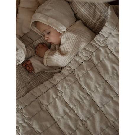 Couverture de repos bébé réversible - ANNA SABLE M - Nattiot BEIGE 1 - vertbaudet enfant 