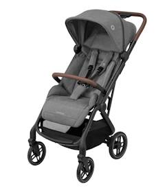 Puériculture-Poussette-MAXI-COSI Poussette ultra-compacte SOHO, de la naissance à 4 ans (22kg), pliage compact d’une main, Select Grey