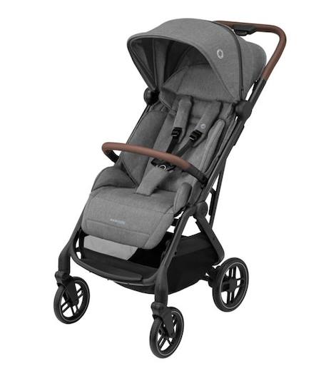 MAXI-COSI Poussette ultra-compacte SOHO, de la naissance à 4 ans (22kg), pliage compact d’une main, Select Grey GRIS 1 - vertbaudet enfant 