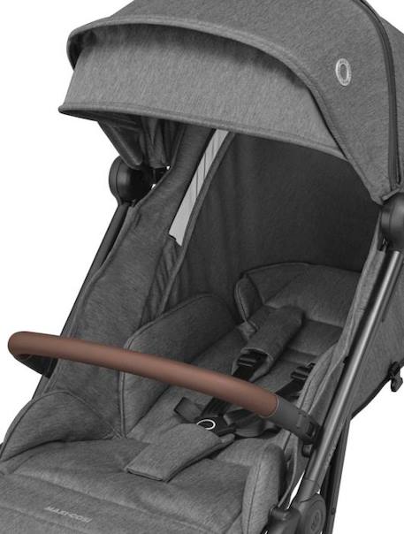 MAXI-COSI Poussette ultra-compacte SOHO, de la naissance à 4 ans (22kg), pliage compact d’une main, Select Grey GRIS 3 - vertbaudet enfant 