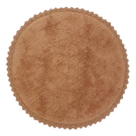 Tapis rond Perla Toffee - NATTIOT - Coton MARRON 1 - vertbaudet enfant 